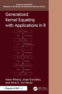 Abbildung von: Generalized Kernel Equating with Applications in R - Chapman & Hall/CRC