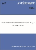 Cover: Massless Phases for the Villain Model in $d \geq 3$ - Societe mathematique de France