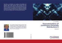 Enlarge image Cover: Characterizations of Continuous Univariate Distributions V - LAP Lambert Academic Publishing