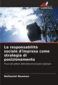 Cover: La responsabilita sociale d'impresa come strategia di posizionamento - Edizioni Sapienza