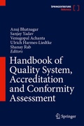 Cover: Handbook of Quality System, Accreditation and Conformity Assessment - Springer
