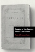 Cover: Poetics of the Pretext - University of Exeter Press
