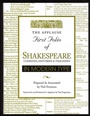 Cover: Applause First Folio of Shakespeare in Modern Type - Applause Theatre Book Publishers