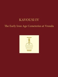 Enlarge image Cover: Kavousi IV - INSTAP Academic Press