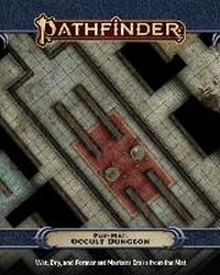 Enlarge image Cover: Pathfinder Flip-Mat: Occult Dungeon - Paizo Publishing, LLC