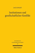 Bild: Institutionen und gesellschaftlicher Konflikt - Mohr Siebeck