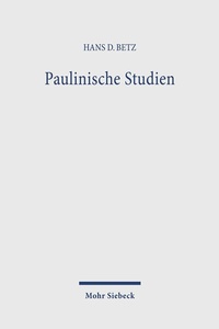Abbildung von: Paulinische Studien - Mohr Siebeck