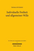 Cover: Individuelle Freiheit und allgemeiner Wille - Mohr Siebeck