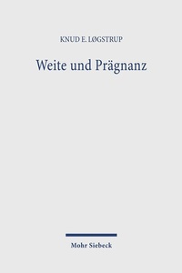 Abbildung von: Weite und Prägnanz - Mohr Siebeck