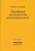 Abbildung von: Abhandlungen zum Kirchenrecht und Staatskirchenrecht - Mohr Siebeck