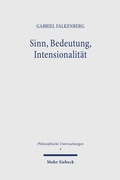 Cover: Sinn, Bedeutung, Intensionalit&auml;t - Mohr Siebeck
