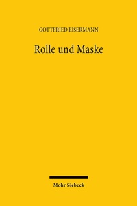 Abbildung von: Rolle und Maske - Mohr Siebeck