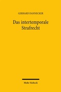 Bild: Das intertemporale Strafrecht - Mohr Siebeck
