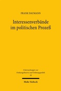 Cover: Interessenverb&auml;nde im politischen Proze&szlig; - Mohr Siebeck