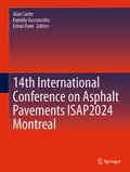 Cover: 14th International Conference on Asphalt Pavements ISAP2024 Montreal - Springer