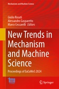 Cover: New Trends in Mechanism and Machine Science - Springer
