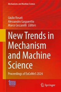 Enlarge image Cover: New Trends in Mechanism and Machine Science - Springer
