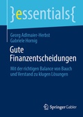 Cover: Gute Finanzentscheidungen - Springer Gabler