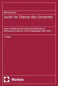 Abbildung von: Jurist im Dienst des Unrechts - Nomos