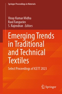 Enlarge image Cover: Emerging Trends in Traditional and Technical Textiles - Springer