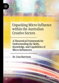 Cover: Unpacking Micro-Influence within the Australian Creative Sectors - Palgrave Macmillan
