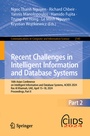 Cover: Recent Challenges in Intelligent Information and Database Systems - Springer