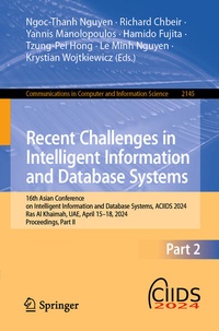 Enlarge image Cover: Recent Challenges in Intelligent Information and Database Systems - Springer