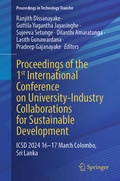 Cover: Proceedings of the 1st International Conference on University-Industry Collaborations for Sustainable Development - Springer