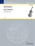 Cover: Koehler: Jazz Sonata for Cello and Piano - Schott