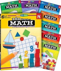 Enlarge image Cover: 180 Days (TM): Math PK-6: 8-Book Set - Shell Educational Publishing