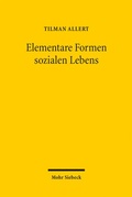 Cover: Elementare Formen sozialen Lebens - Mohr Siebeck