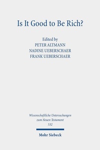 Abbildung von: Is It Good to Be Rich? - Mohr Siebeck