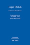 Abbildung von: Eugen Ehrlich - Mohr Siebeck