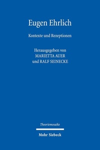 Abbildung von: Eugen Ehrlich - Mohr Siebeck