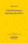 Bild: Schiedsbindung in Kapitalgesellschaften - Mohr Siebeck