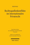 Bild: Rechtsquellenkonflikte im Internationalen Privatrecht - Mohr Siebeck
