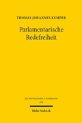 Abbildung von: Parlamentarische Redefreiheit - Mohr Siebeck