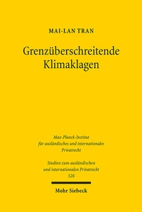 Abbildung von: Grenzüberschreitende Klimaklagen - Mohr Siebeck
