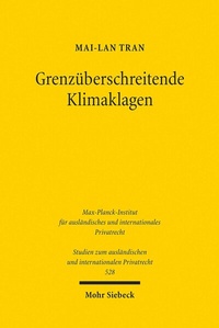 Abbildung von: Grenzüberschreitende Klimaklagen - Mohr Siebeck