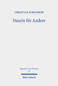 Abbildung von: Dasein für Andere - Mohr Siebeck