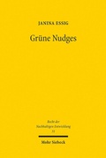 Abbildung von: Grüne Nudges - Mohr Siebeck