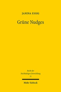 Abbildung von: Grüne Nudges - Mohr Siebeck