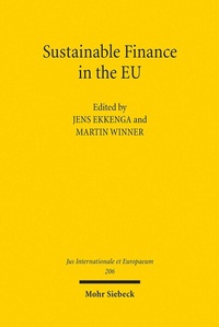 Abbildung von: Sustainable Finance in the EU - Mohr Siebeck