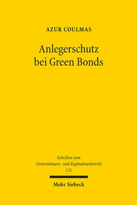 Abbildung von: Anlegerschutz bei Green Bonds - Mohr Siebeck