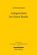 Cover: Anlegerschutz bei Green Bonds - Mohr Siebeck