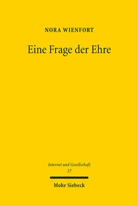 Abbildung von: Eine Frage der Ehre - Mohr Siebeck