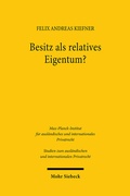 Bild: Besitz als relatives Eigentum? - Mohr Siebeck