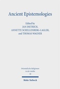 Cover: Ancient Epistemologies - Mohr Siebeck