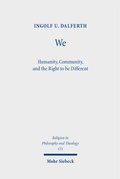 Cover: We - Mohr Siebeck