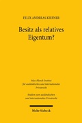 Bild: Besitz als relatives Eigentum? - Mohr Siebeck